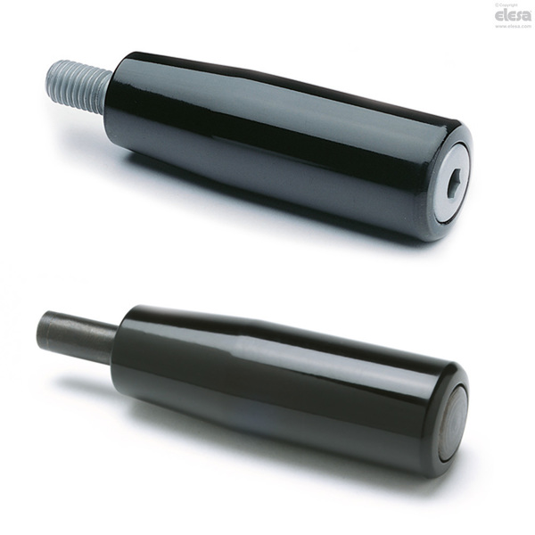 Elesa Cylindrical revolving handles, I.281/50+x-5/16-18 I.281+x (inch sizes)